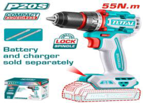 TOTAL TDLI205581 شنيور بطاريه 20 ف 55 ن بدون بطاريه خ.ق