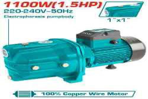 TOTAL TWP311006 موتور تحضير ذاتى 1.5 حصان 1100 وات