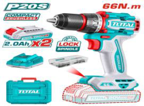 شنيور بطاريه 20 ف 2بطاريه 66 ن شاحن+اكسيسورات خ.ق